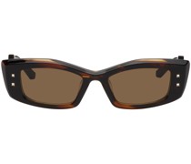 Tortoiseshell IV Rectangular Frame Sunglasses