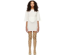 White Undercorset Mini Dress
