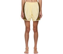 SSENSE Exclusive Yellow & Brown Marathon Shorts