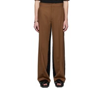 SSENSE Exclusive Brown & Black Tilla Trousers