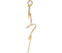 Gold Self Portrait Single Earring