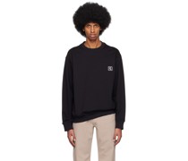 Black Printed Sweatshirt