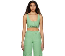 Green Suiting Tank Top