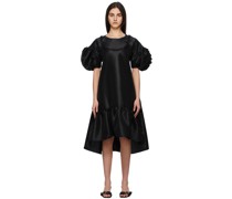 Black Taffeta Eline Dress