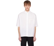 White Le Raphia 'La Chemise Cabri' Shirt