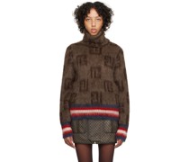 Brown Monogram Sweater