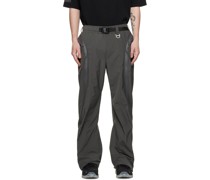 Gray Stereoscopic Trousers