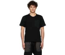Black Knit T-Shirt