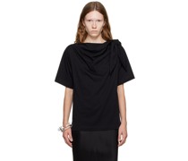 Black Knotted T-Shirt