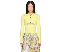 Yellow Cutout Polo