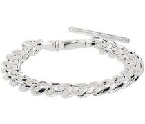 Silver Evie Curb Chain Bracelet