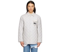 Gray Quilted Shirt