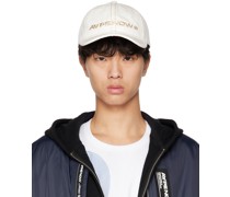 White 'AAPE Now' Denim Cap