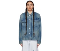 Blue Oversized Denim Jacket