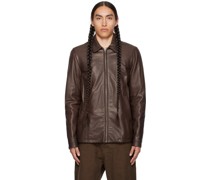 Brown Brad Leather Jacket