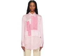 Pink Paneled Shirt