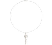 Silver Soft Sword Necklace