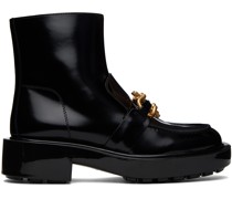Black Monsieur Chunky Ankle Boots