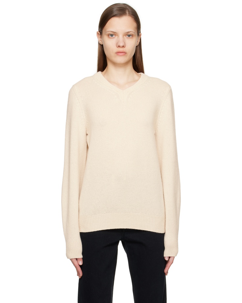 KHAITE Damen Off-White 'The Waverly' Sweater