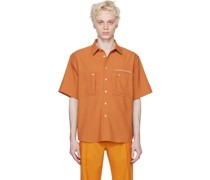 Orange Button Shirt