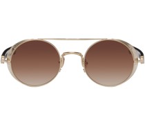 Gold Round Sunglasses
