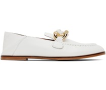 White Monyca Loafers