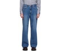Blue Wide Jeans