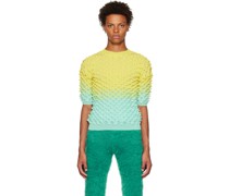 SSENSE Exclusive Yellow & Blue Sunshine Gradient Sweater
