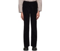 Black Corduroy Lounge Pants