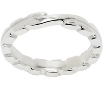 Silver Stacking Groove Ring