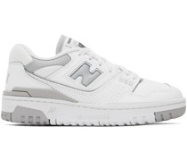 White & Gray 550 Sneakers
