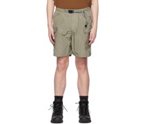 Green Belted Cargo Shorts