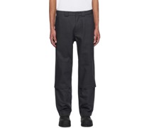 Gray Replicated Trousers