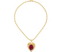 Gold & Red Pacha Necklace
