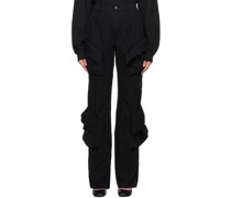 Black Cargo Trousers