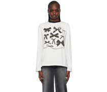 Off-White Graphic Long Sleeve T-Shirt