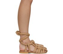 Beige Nº69 Lost In Contemplation Variation Lea Padded Sandals