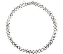 Silver Arabesque Chain Necklace