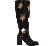 SSENSE Exclusive Black Star Cut Boots