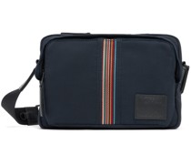 Navy Signature Stripe Bag