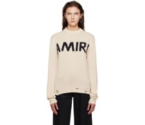 Beige Eyelash Sweater