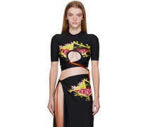 SSENSE Exclusive Black 'Vamos A La Playa' T-Shirt