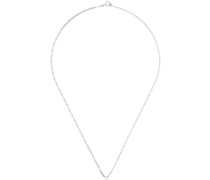 White Gold Round Diamond Necklace