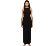 Black Soft Lounge Maxi Dress