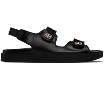 Black 4G Sandals