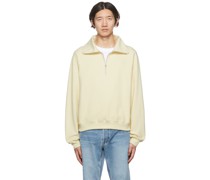 SSENSE Exclusive Yellow Half-Zip Sweater