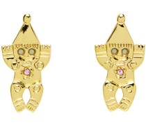 Gold Gnome Earrings