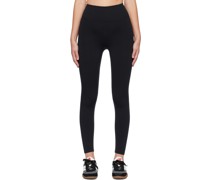 Black Luxe Sports Leggings