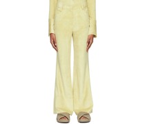 Green Flared Trousers