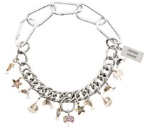 SSENSE Exclusive Silver Vintage Shell Necklace